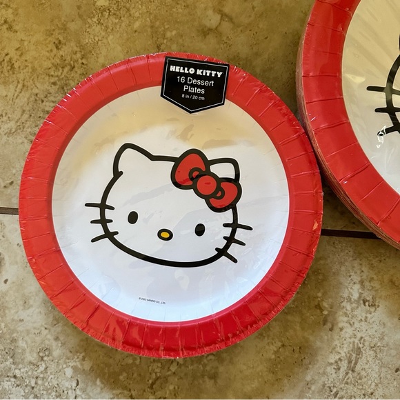 Hello Kitty Dining New Hello Kitty Dinner And Dessert Plates Set Of